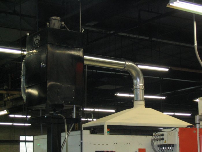 ST-1624HP with special 
tool change pick-up hood on Fuji CNC turning center